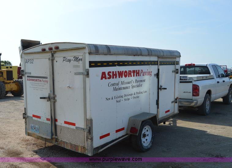 image for item H2845 1998 Playmore enclosed trailer