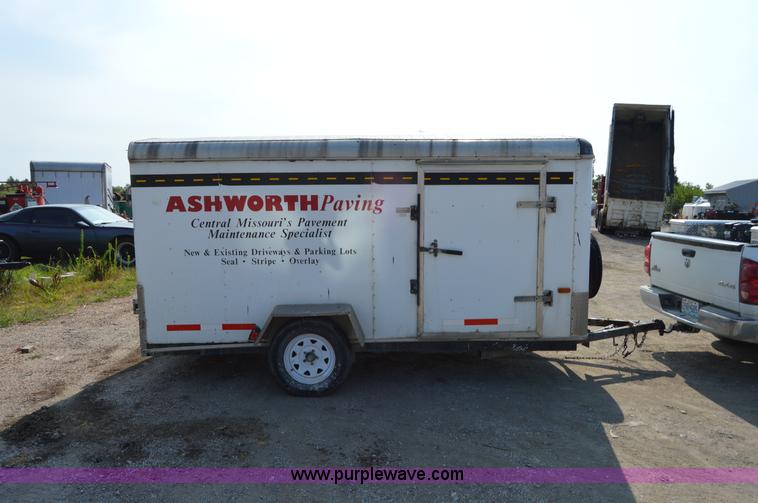 image for item H2845 1998 Playmore enclosed trailer