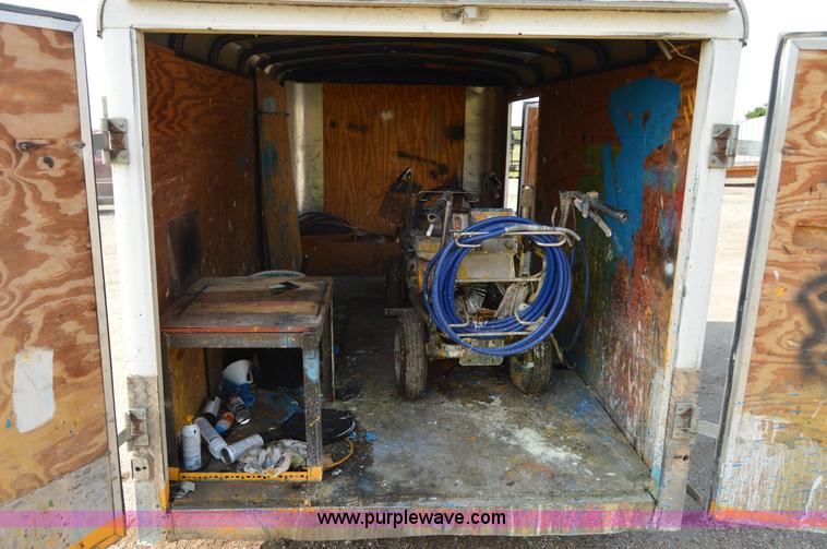 image for item H2845 1998 Playmore enclosed trailer