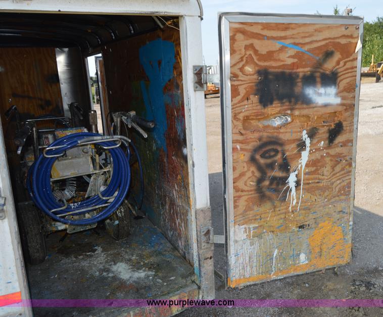 image for item H2845 1998 Playmore enclosed trailer