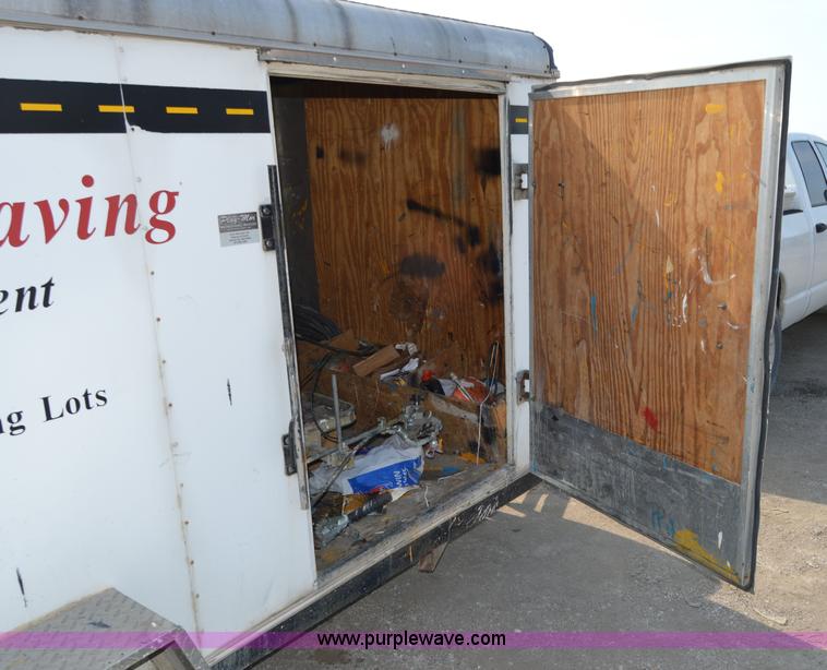 image for item H2845 1998 Playmore enclosed trailer