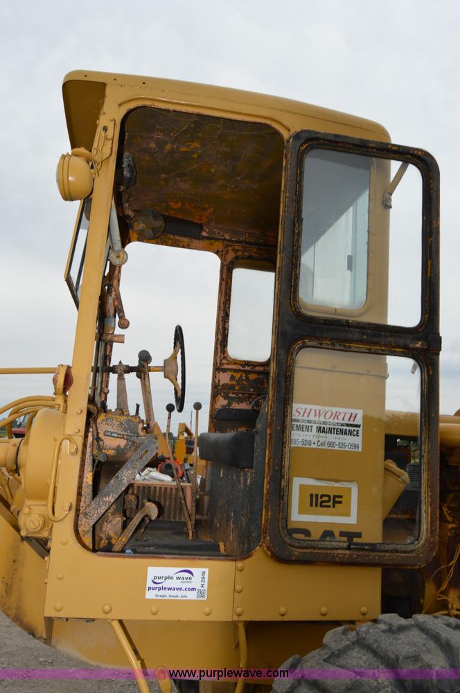 image for item H2846 1966 Caterpillar 112F rigid motor grader