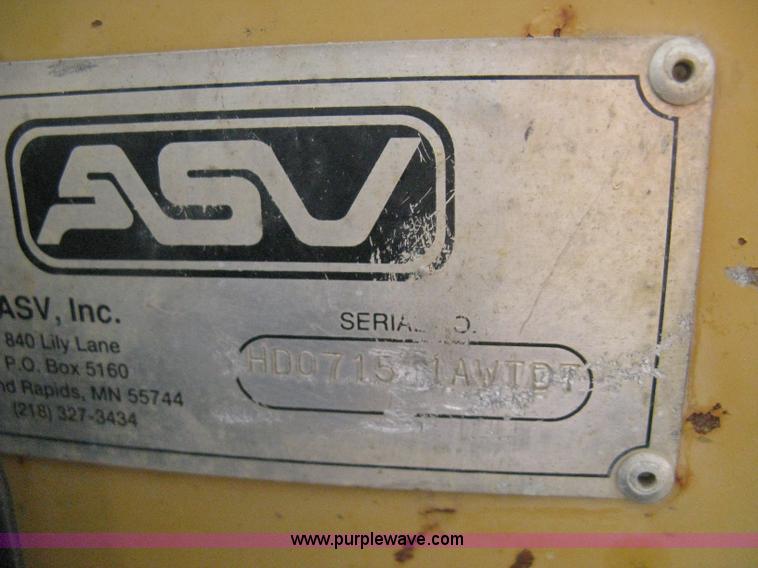 image for item H5300 1999 ASV HD4520 skid steer