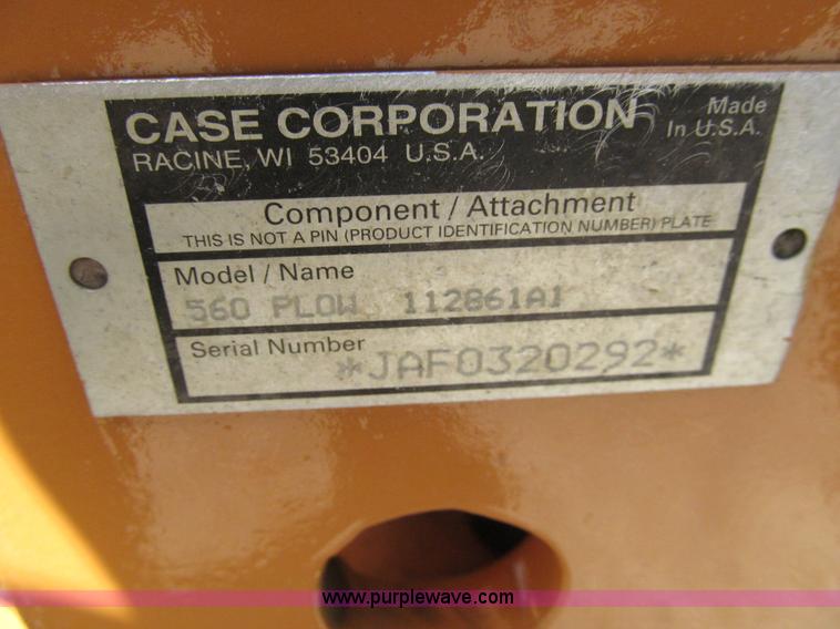 image for item H8873 2002 Case 560 trencher