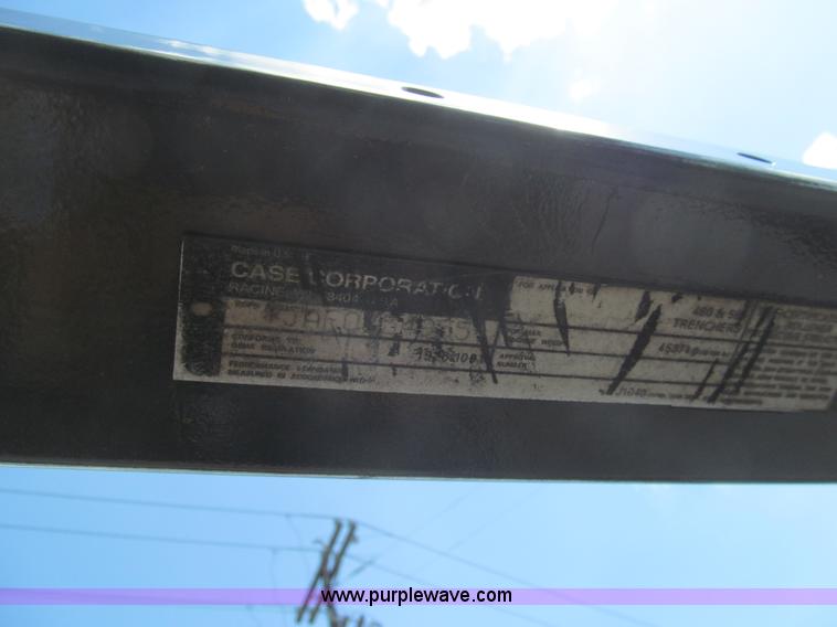 image for item H8873 2002 Case 560 trencher