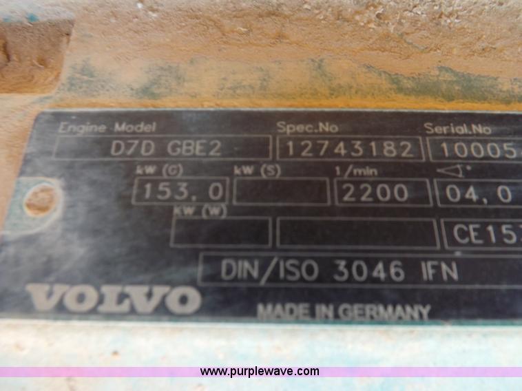 image for item H9188 2005 Volvo G720B articulated motor grader