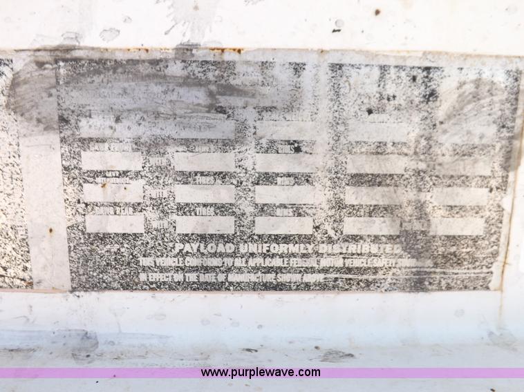 image for item H9206 1994 Corn Belt S4004 belly dump trailer