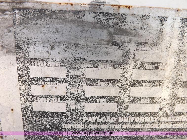 image for item H9206 1994 Corn Belt S4004 belly dump trailer