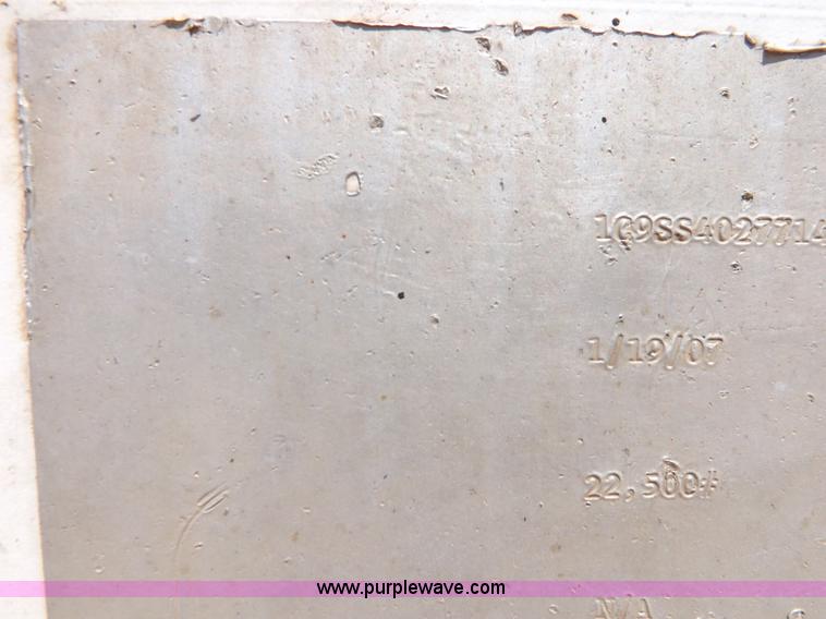 image for item H9209 2007 Corn Belt belly dump trailer