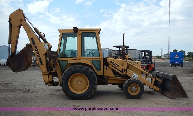 image for item I3528 Ford 555A backhoe