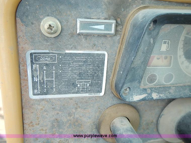 image for item I3528 Ford 555A backhoe