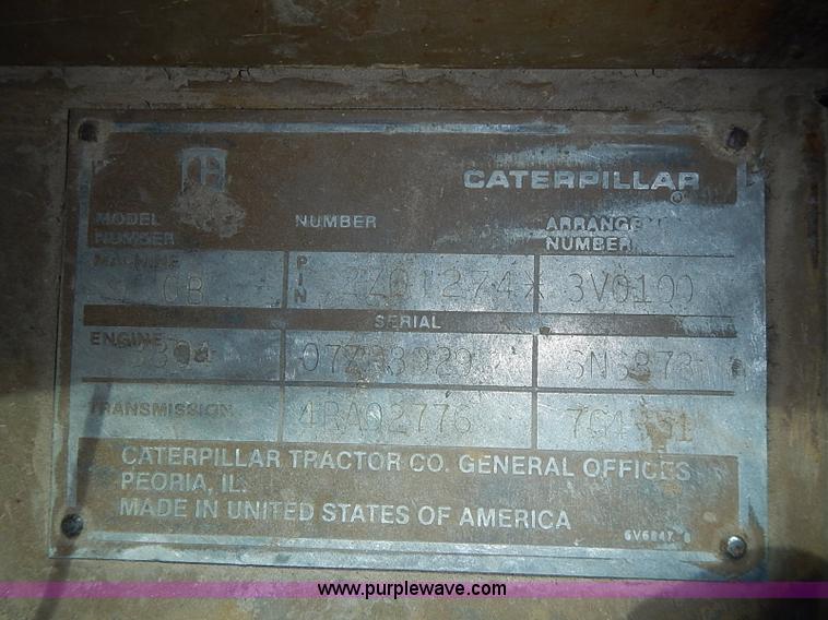 image for item I3529 1985 Caterpillar 950B wheel loader