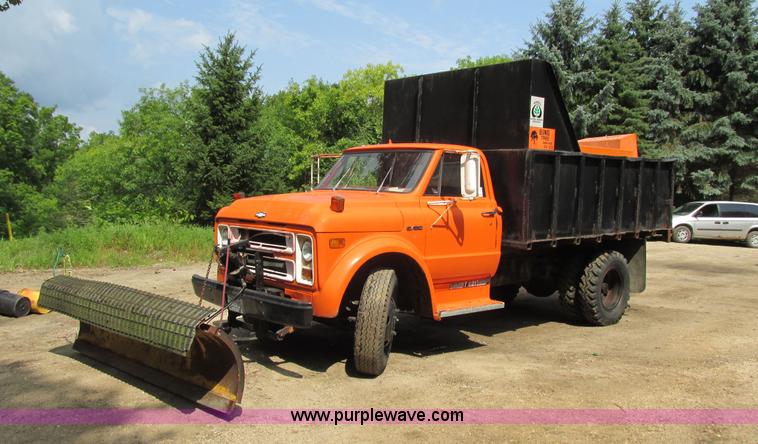 image for item I3840 1969 Chevrolet C50 dump truck