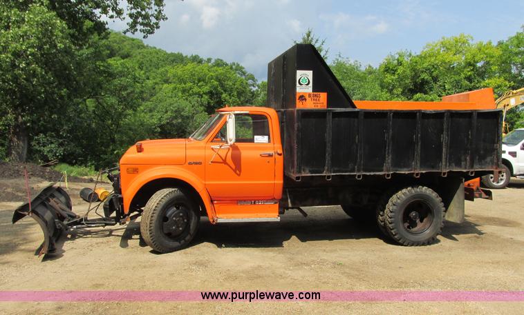 image for item I3840 1969 Chevrolet C50 dump truck