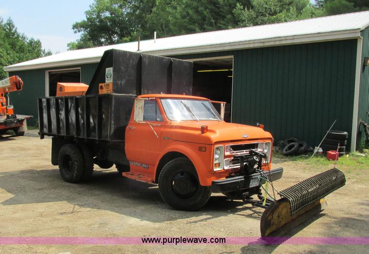 image for item I3840 1969 Chevrolet C50 dump truck