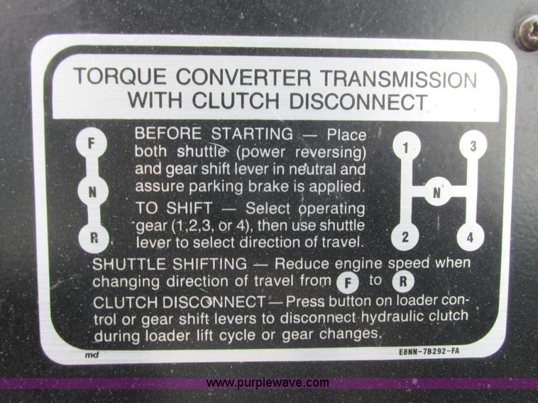 image for item I3872 Ford 675D backhoe