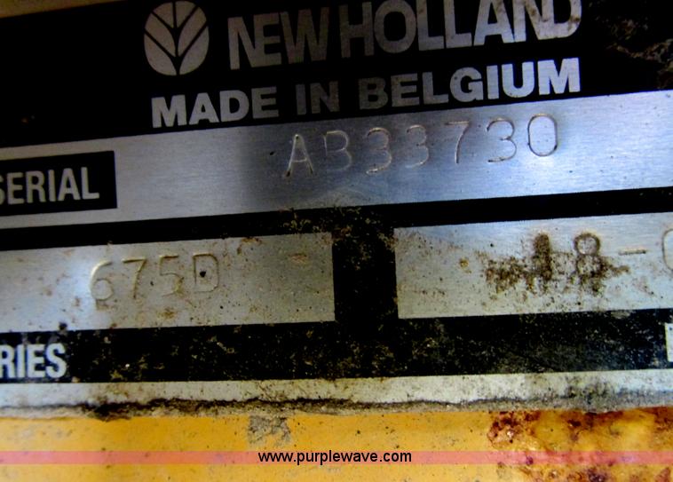 image for item I3872 Ford 675D backhoe