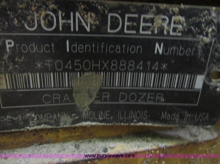 image for item I3875 2000 John Deere 450H LGP dozer