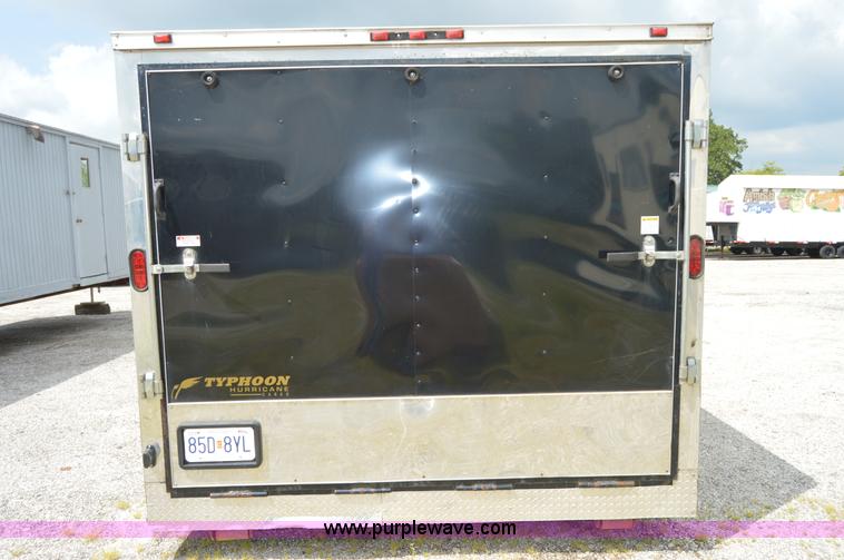 image for item I6498 2011 Typhoon Hurricane enclosed trailer