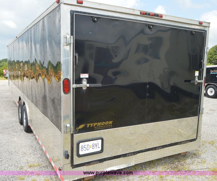 image for item I6498 2011 Typhoon Hurricane enclosed trailer