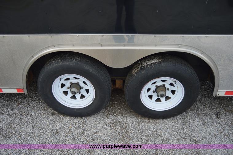 image for item I6498 2011 Typhoon Hurricane enclosed trailer