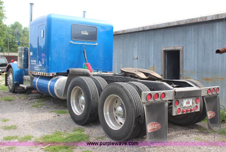 image for item J1018 1987 Peterbilt 359 Classic semi truck