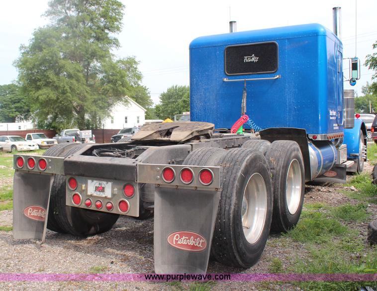 image for item J1018 1987 Peterbilt 359 Classic semi truck
