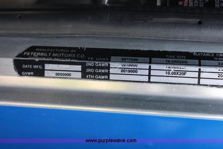 image for item J1018 1987 Peterbilt 359 Classic semi truck