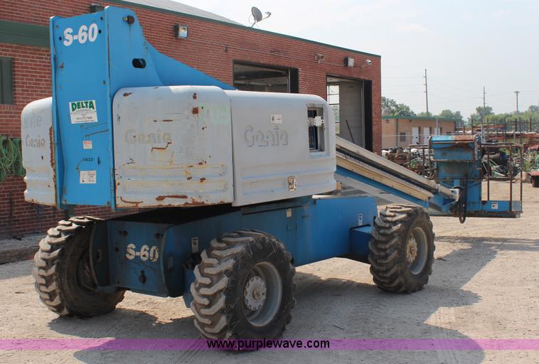 image for item J1082 2000 Genie S60 boom lift