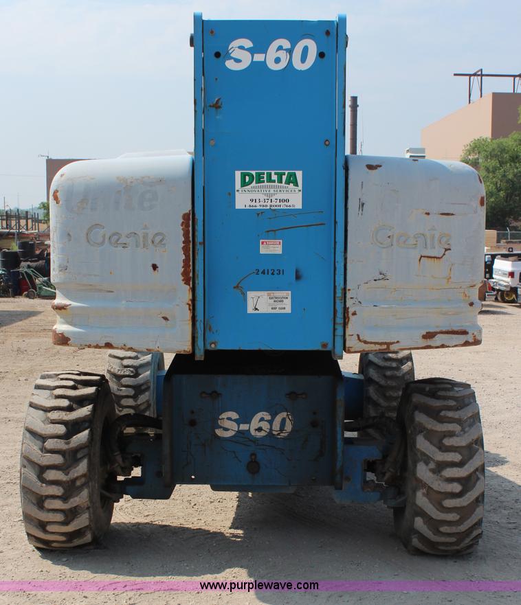 image for item J1082 2000 Genie S60 boom lift