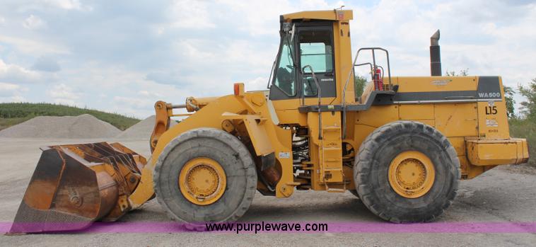 image for item J1120 1995 Komatsu WA500-1LC wheel loader