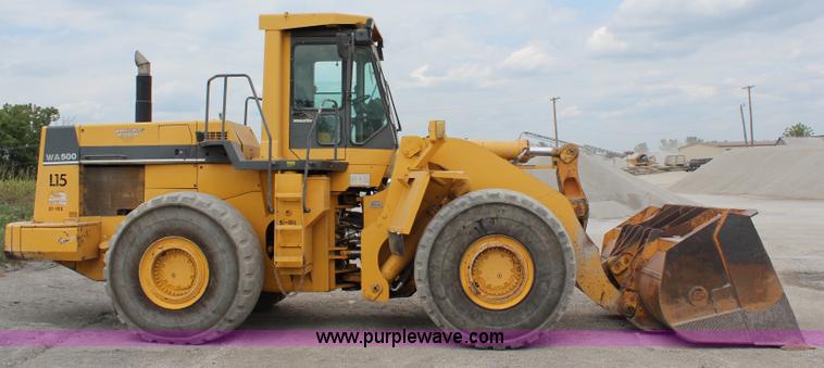 image for item J1120 1995 Komatsu WA500-1LC wheel loader