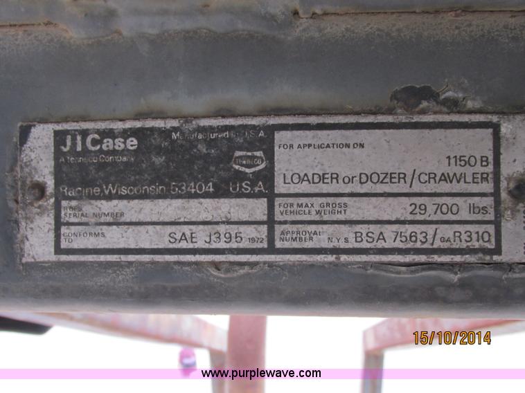 image for item J2475 Case 1150B dozer