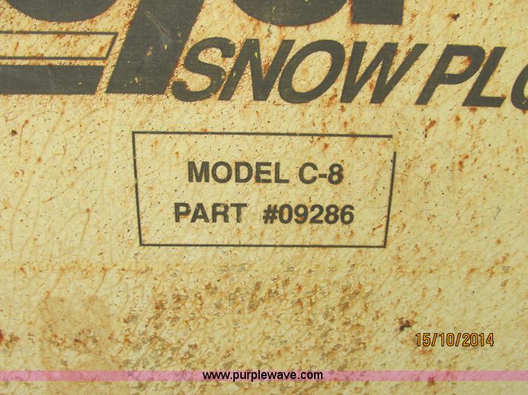 image for item J2476 Meyer C8 snow plow