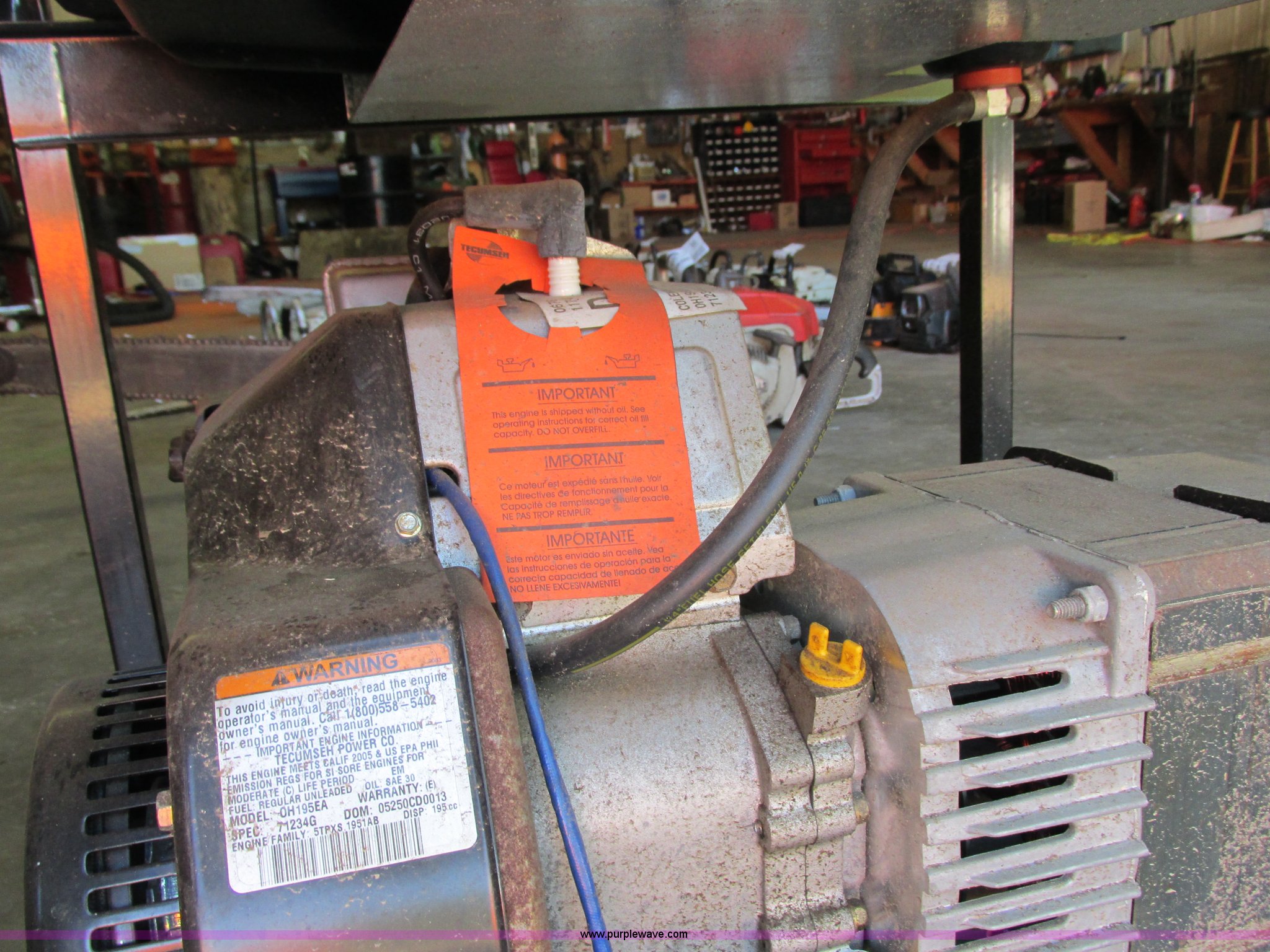 Coleman Powermate 3750 generator in Winona, MN Item I3868 sold