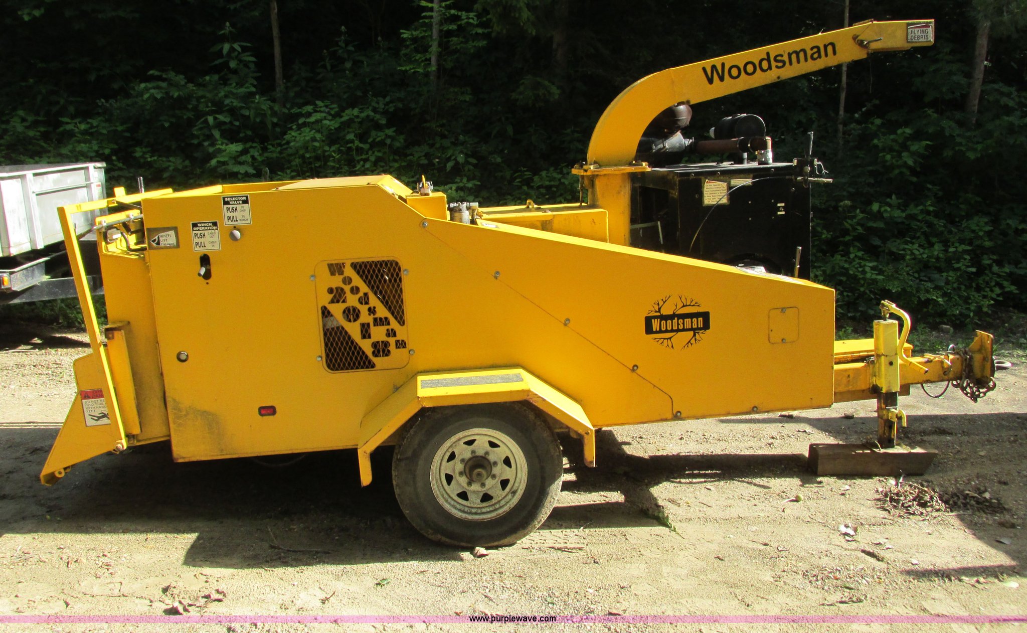 Woodsman 2018 chipper in Winona, MN Item I3871 sold Purple Wave