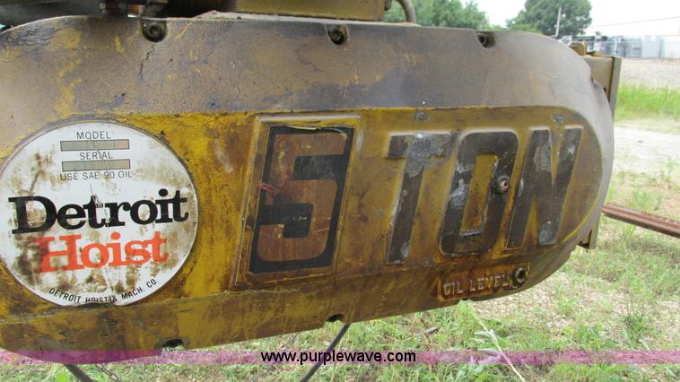 image for item AC9821 (2) Detroit five ton hoists