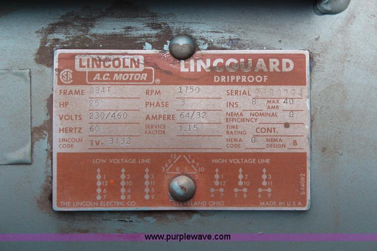 image for item BA9114 Curtis Industrial air compressor