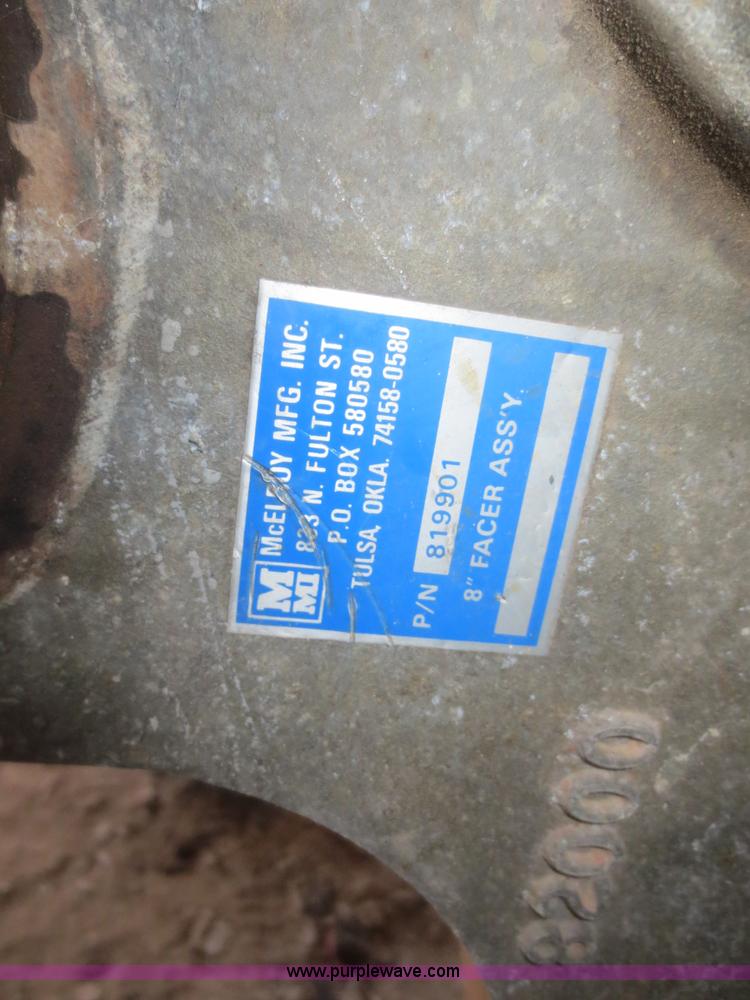 image for item D2124 McElroy poly pipe fusion machine