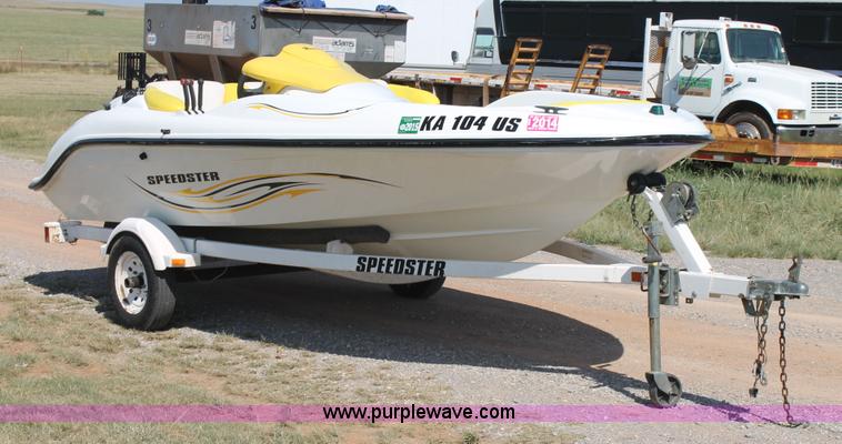 image for item H1748 1996 Bombadier/Sea Doo speedster boat