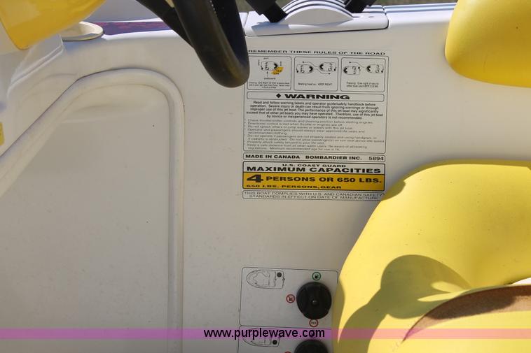 image for item H1748 1996 Bombadier/Sea Doo speedster boat
