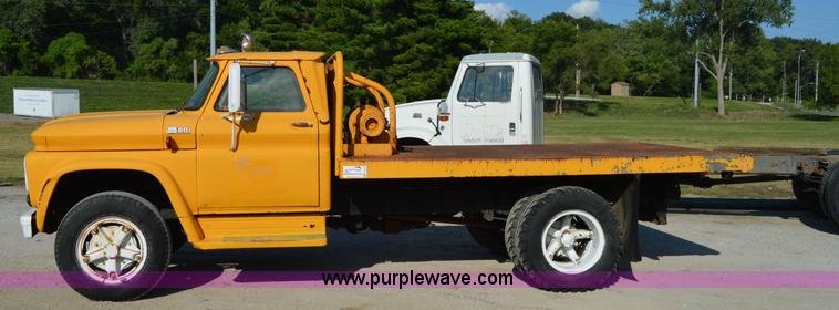 image for item H2855 1965 Chevrolet 60 flatbed truck