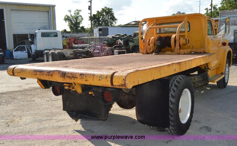 image for item H2855 1965 Chevrolet 60 flatbed truck