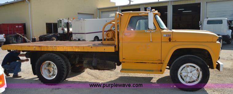 image for item H2855 1965 Chevrolet 60 flatbed truck