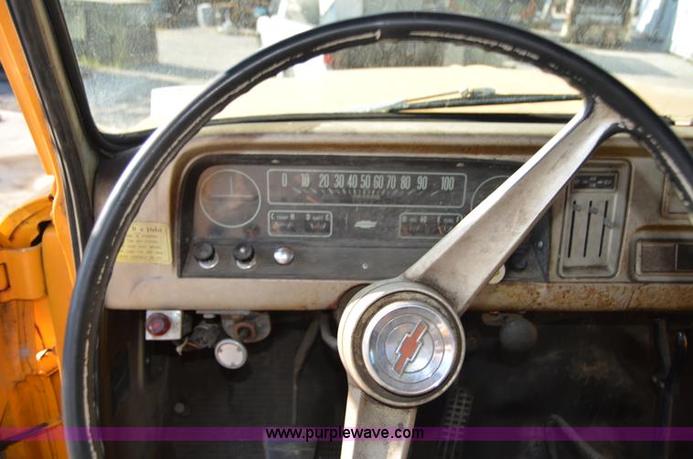 image for item H2855 1965 Chevrolet 60 flatbed truck