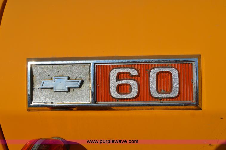 image for item H2855 1965 Chevrolet 60 flatbed truck