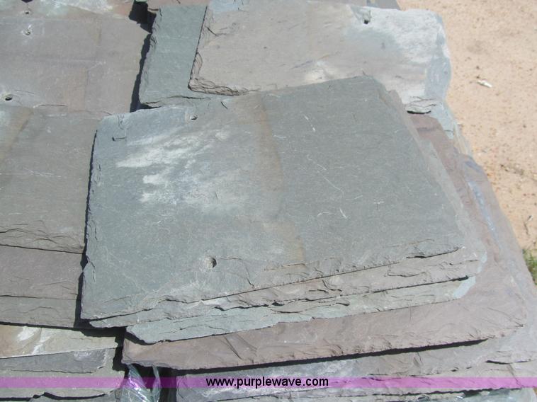 image for item H8835 (10) pallets of salvaged slate roofing tile