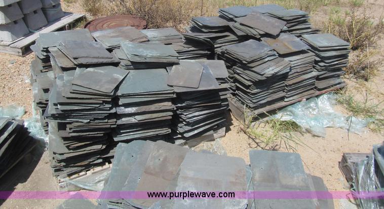image for item H8835 (10) pallets of salvaged slate roofing tile