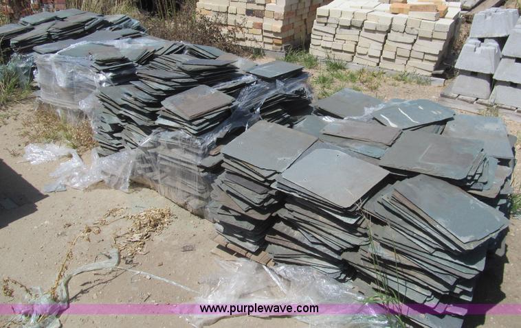 image for item H8835 (10) pallets of salvaged slate roofing tile