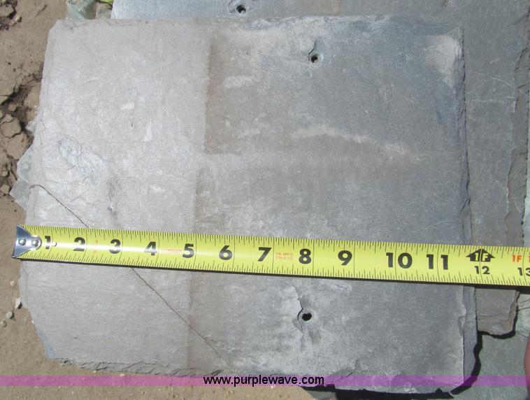image for item H8835 (10) pallets of salvaged slate roofing tile